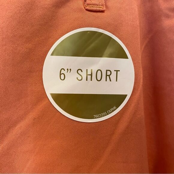 Riders by Lee Women’s 18W Shorts 6” Inseam Burnt Coral Midrise - Picture 2 of 6
